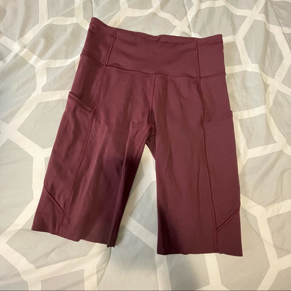 Lululemon Wunder Under Biker Shorts